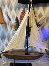 Decorative Wooden Sailboat