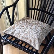Cowhide Pillow Cover, Natural