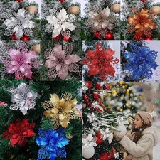 10X Christmas Large Poinsettia