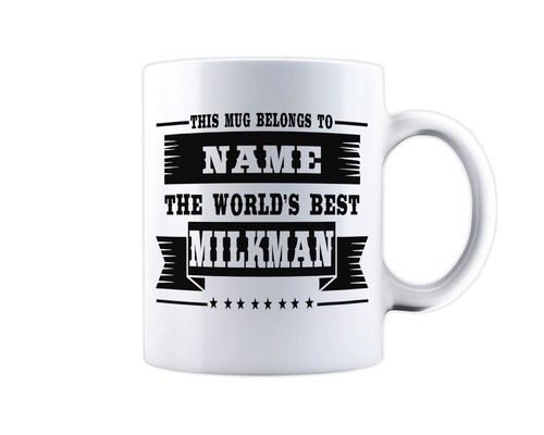 Milkman personalised mug name - mug,