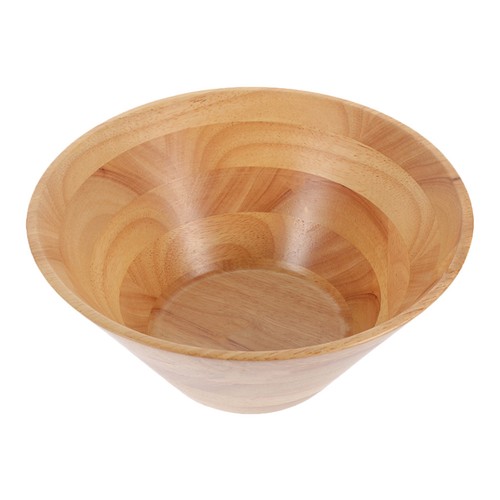 Khaki wood serving bowl large - wood,