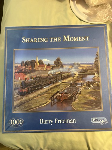 Train and narrow - boat, jigsaw
