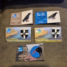 RSPB PIN BADGE 5 X Chough Badges