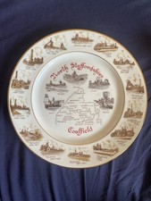 NORTH STAFFORDSHIRE COALFIELD (THE COAL FIELDS) 10.5” EDWARDIAN FINE BONE CHINA