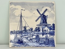 Vintage Delft Blue Tile