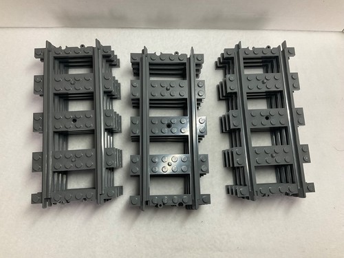 Lego plastic rail train - lego, track