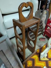 Wooden Heart Cutout Bottle