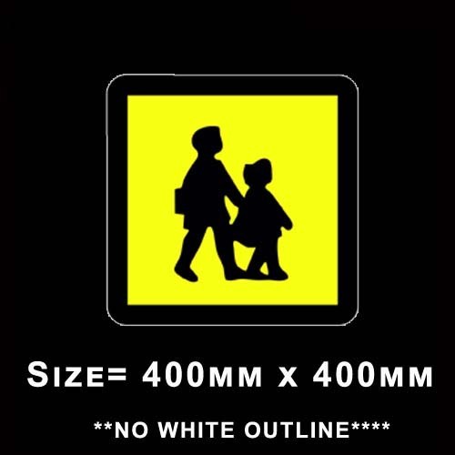 School bus warning sticker - bus,