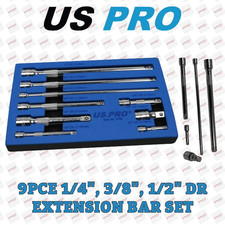 US PRO Tools 9pc 1/4" 3/8"