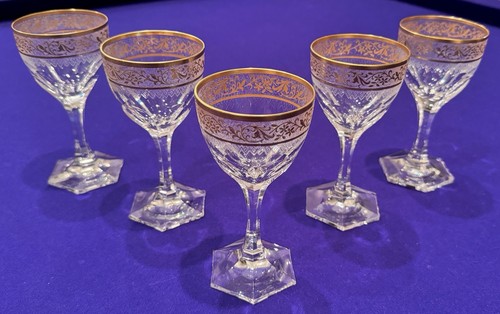 Beautiful moser glasses in - moser,