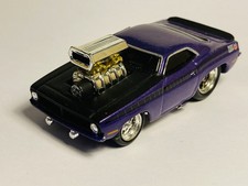 Muscle Machines : Plymouth Barracuda Hot Rod - 1/64  Funline 2000 Rare  (ref15)
