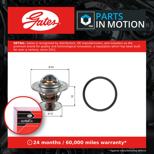 Coolant thermostat fits - thermostat,