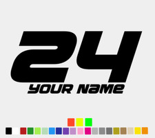 Custom Racing Numbers x3 -