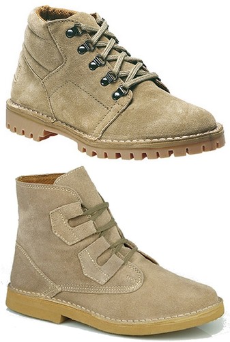 New mens suede desert boots - desert,