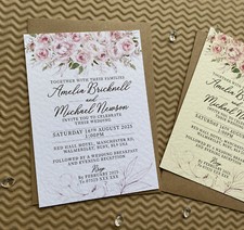 Pack of 2 blush pink WEDDING