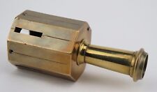 Scientific Instrument. Surveyor’s brass cross staff 45 degree. Cased. c1800