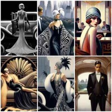 ART DECO ALBERT Cardmaking