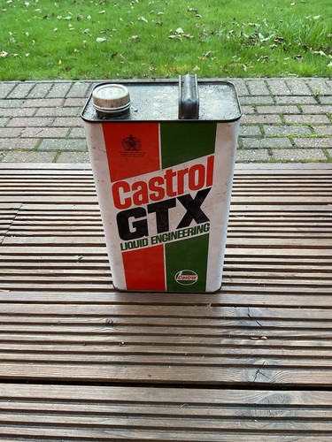 Vintage oil can castrol gtx - castrol,