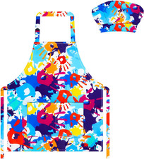 Kids Aprons, Chef Hat Set