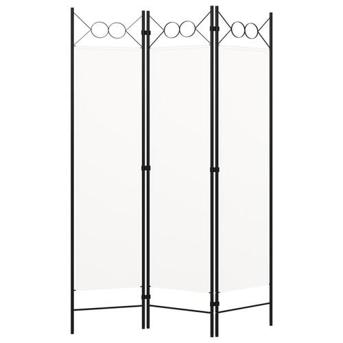Room divider panel white - 3-panel,