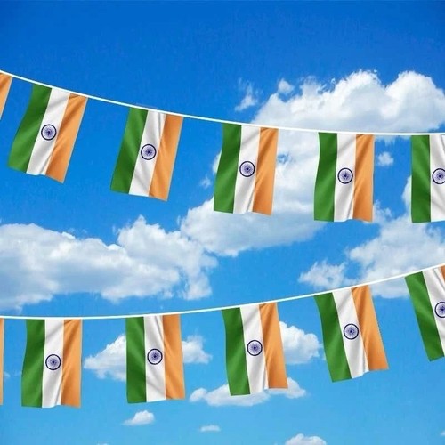 Indian flag bunting - bunting, 10m