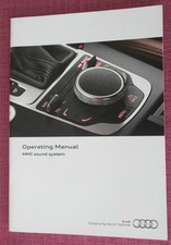 2014 (PRINT)  AUDI MMI SOUND SYSTEM SAT NAV - AUDIO HANDBOOK. A3 A5 A6  A8 Q5 Q7