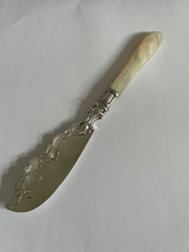 Silver butter curler - butter,