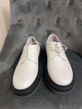 Casual Derby Shoes In White By