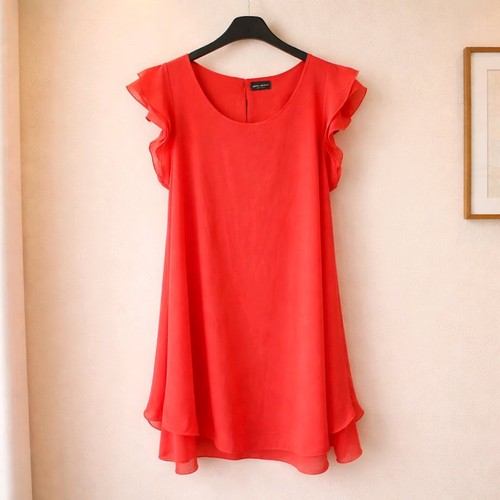 James lakeland red chiffon - james,