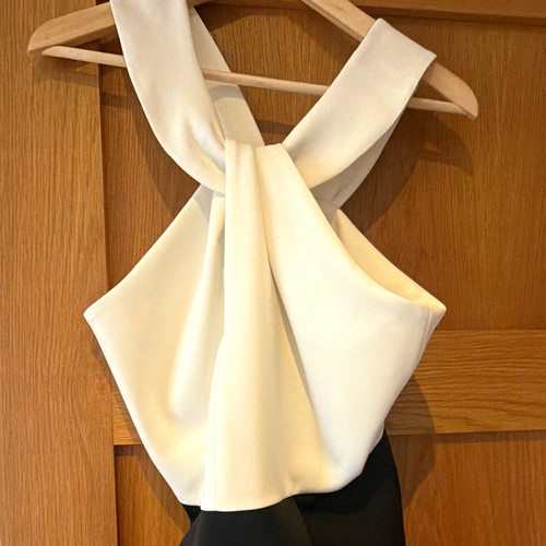 Asos black white - &, halter
