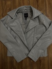 New Look Gray Biker Jacket –