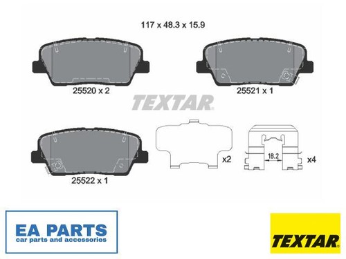 Brake pad set disc - brake,