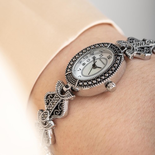 Vintage ladies silver bracelet - vintage,