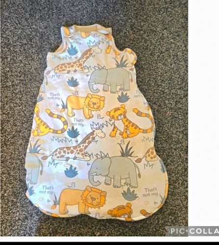 George baby sleeping - sleeping, bag