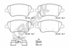 Brake pads 25134 00 701 00