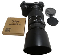 Sony E-mount adapted SIGMA