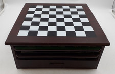 Spin Master 12 in 1 Wood Game Centre Complete Chess, Draughts, Snakes & Ladders