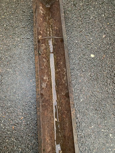 Vintage iron trough - vintage,