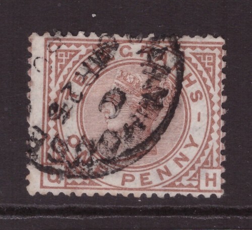 1876 telegraph scarce - scarce, 1d