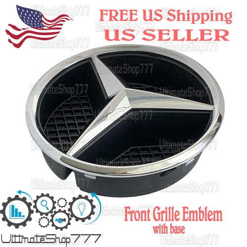 Front grille emblem with - grille,