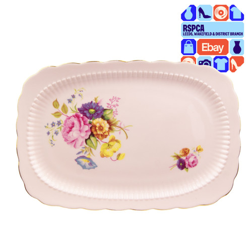 Vintage royal adderley bone - royal,