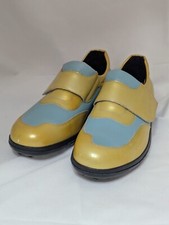 Bally ladies women's tour golf shoes 4.5 UK 7 US Blue Mustard Glossy hook eye