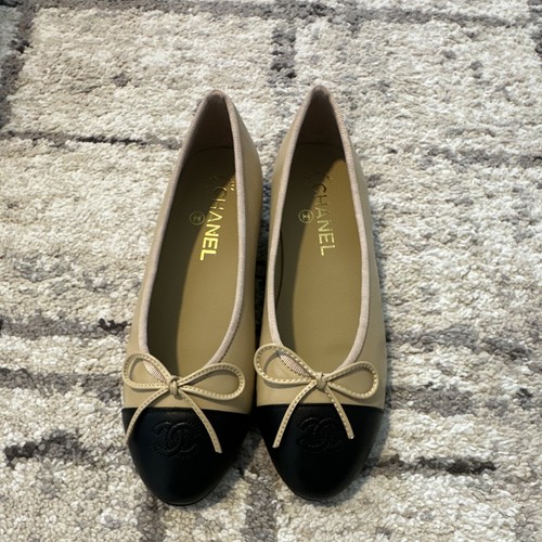 Chanel women beige black - chanel, beige/black