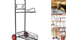  Rolling Saddle Rack Horse