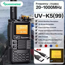 Quansheng UV-K5(99) EGZUMER 18MHz-1.3GHz AM FM CB USB HAM Radio