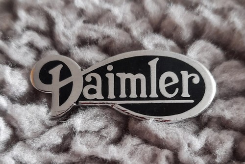 Enamel daimler badge black - enamel, badge.