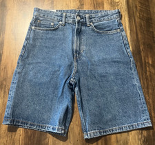Authentic H&M Denim Shorts Size 28 Relaxed Fit Men Summer Clothing