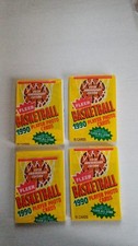 4x NBA 1990 FLEER BASKETBALL