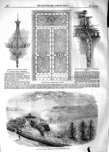 Old antique print 1854 ireland - 1854,