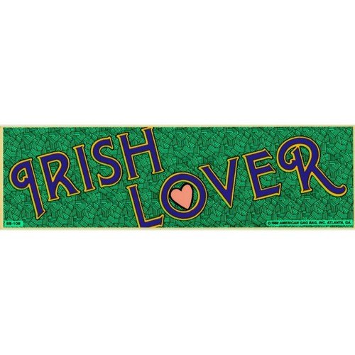 Irish lover 1988 - irish, bumper